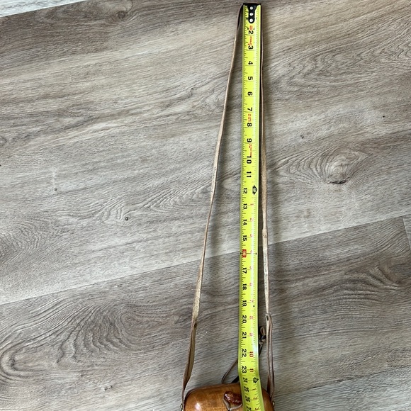 Vintage wood and leather crossbody - Picture 17 of 17
